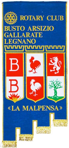 Gagliardetto Rotary Club Malpensa